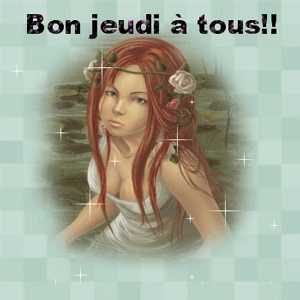 Gif animé Bon jeudi à tous